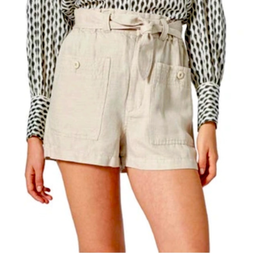 NWT Joie Lindsi belted waist tie shorts